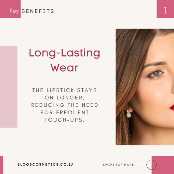 Bloos Matte Long Lasting Liquid Lipstick - Claret (5mg) - Image 2